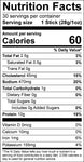 Image of Nutrition Fact Panel for Thrushwood Farms Buffalo Chicken Snack Sticks